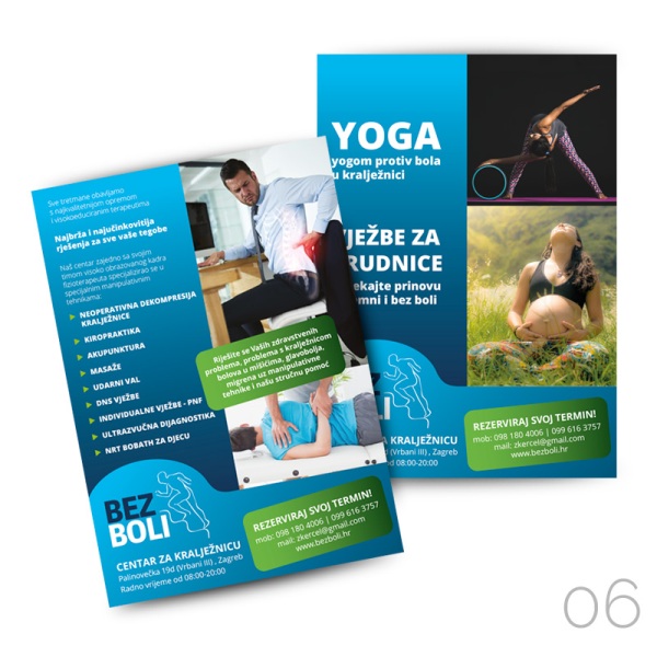 Letak 06: A5, obostrani kolor tisak 4/4, rezanje Letak 06: A5, obostrani kolor tisak 4/4, rezanje