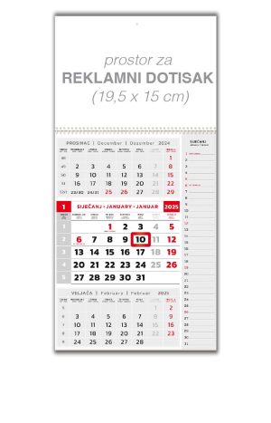 Mali note crveni kalendar