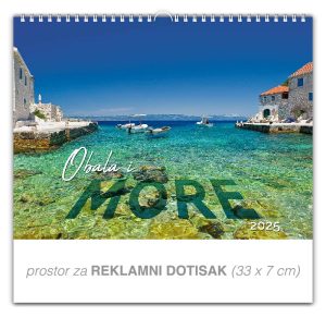 Preklopni zidni kalendar "Obala i more"