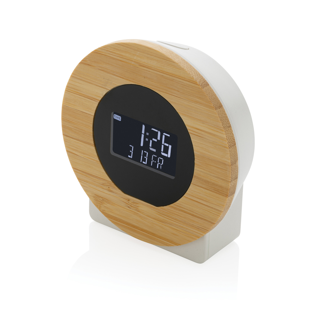 Utah RCS rplastic and bamboo LCD desk clock - Slika 2