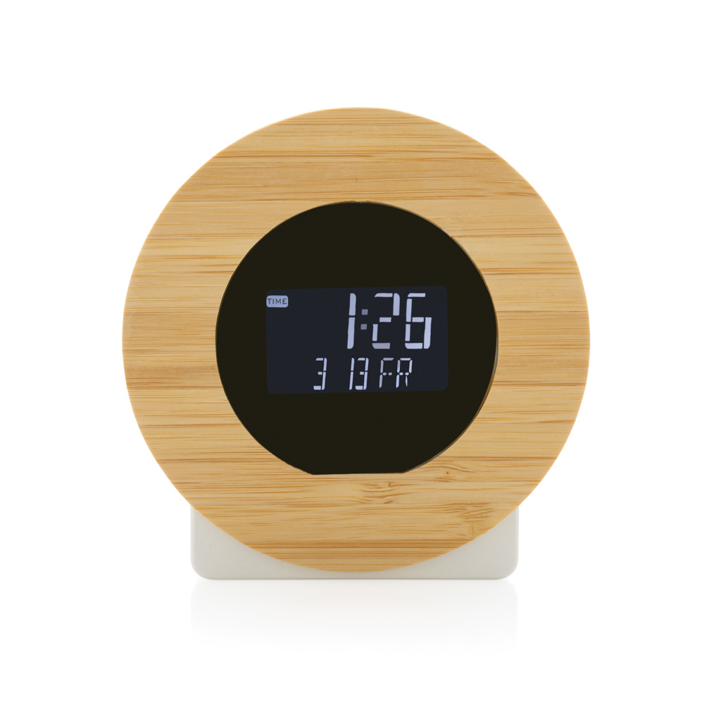 Utah RCS rplastic and bamboo LCD desk clock - Slika 3