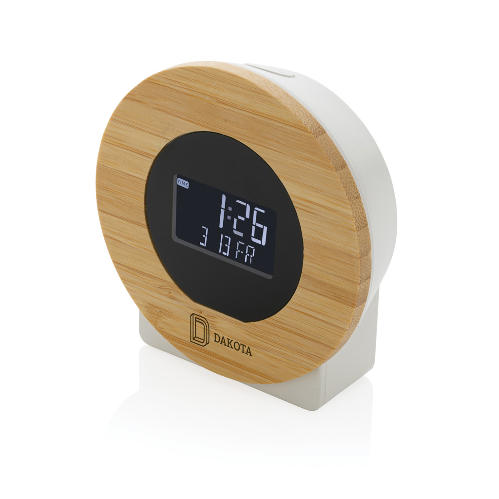 Utah RCS rplastic and bamboo LCD desk clock - Slika 5