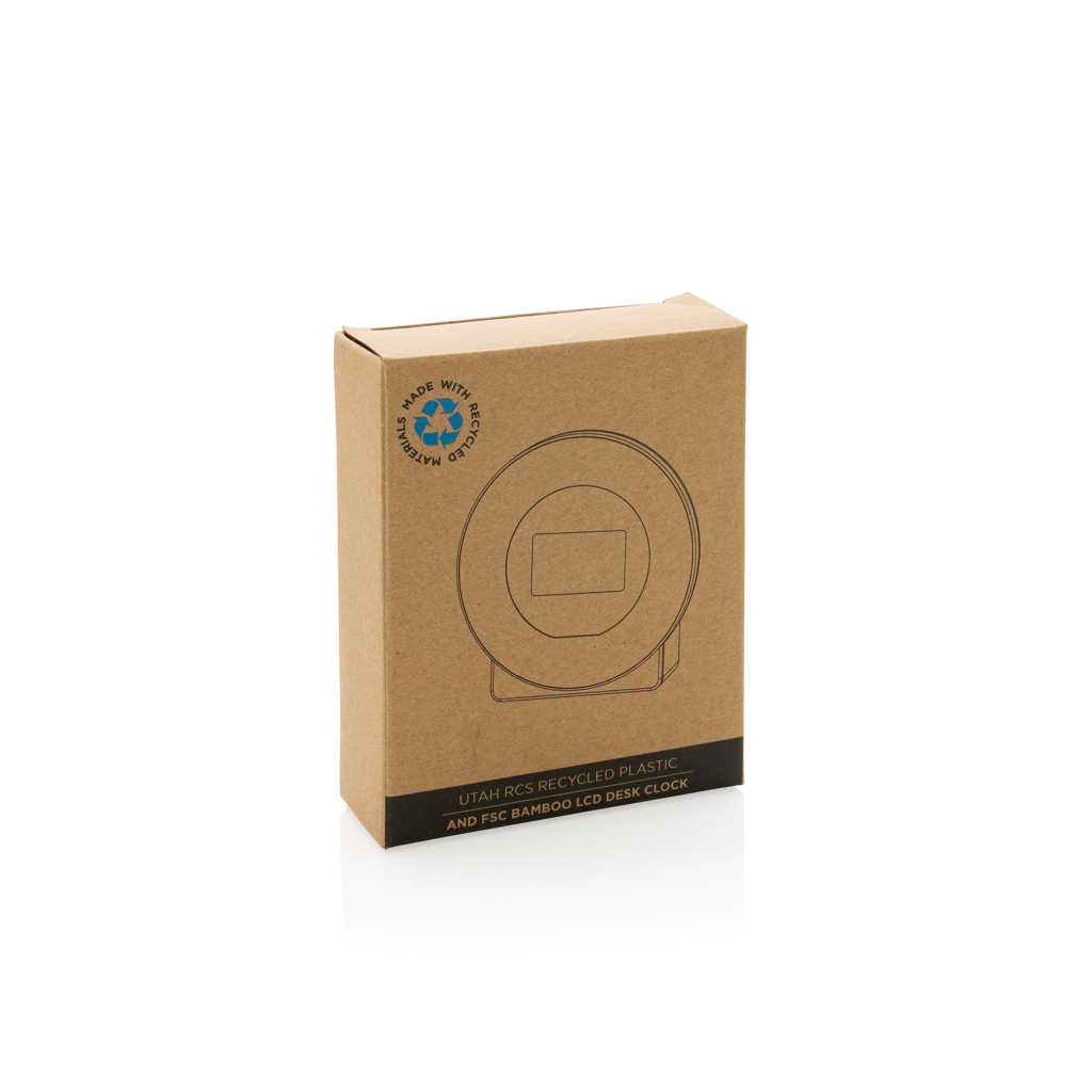 Utah RCS rplastic and bamboo LCD desk clock - Slika 8