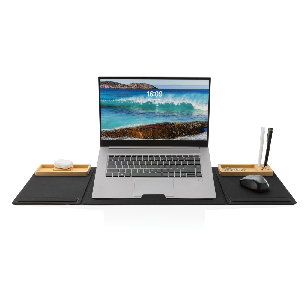 Impact AWARE RPET Foldable desk organizer with laptop stand - Slika 2