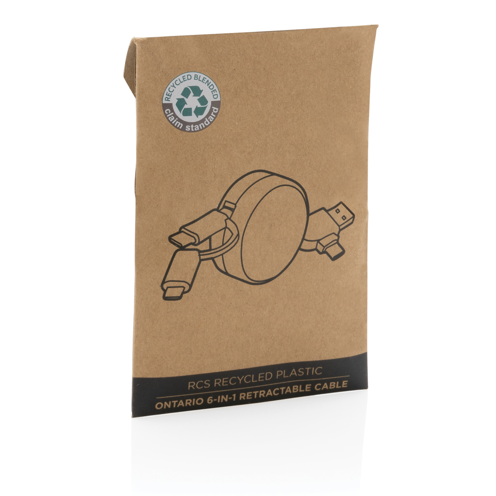 RCS recycled plastic Ontario 6-in-1 retractable cable - Slika 12