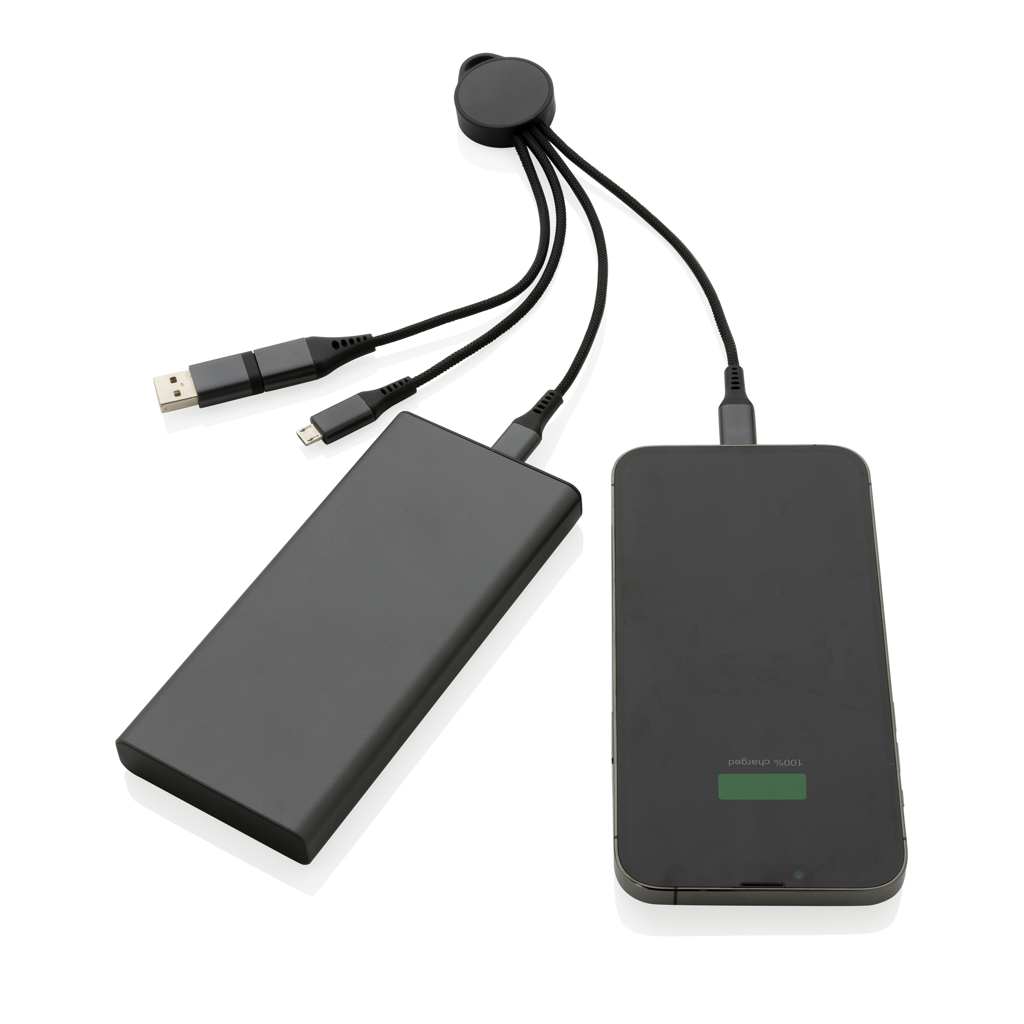 Terra RCS recycled aluminium 6-in-1 charging cable - Slika 4