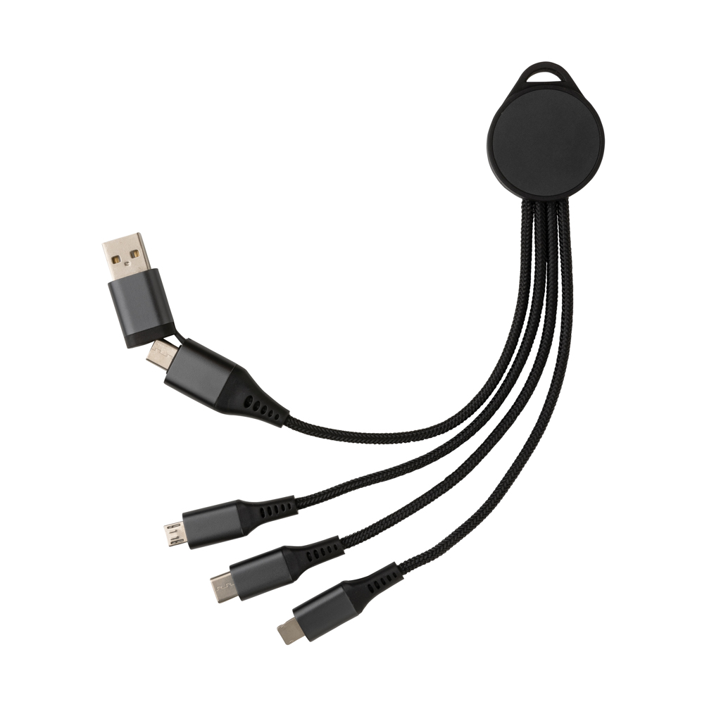 Terra RCS recycled aluminium 6-in-1 charging cable - Slika 5
