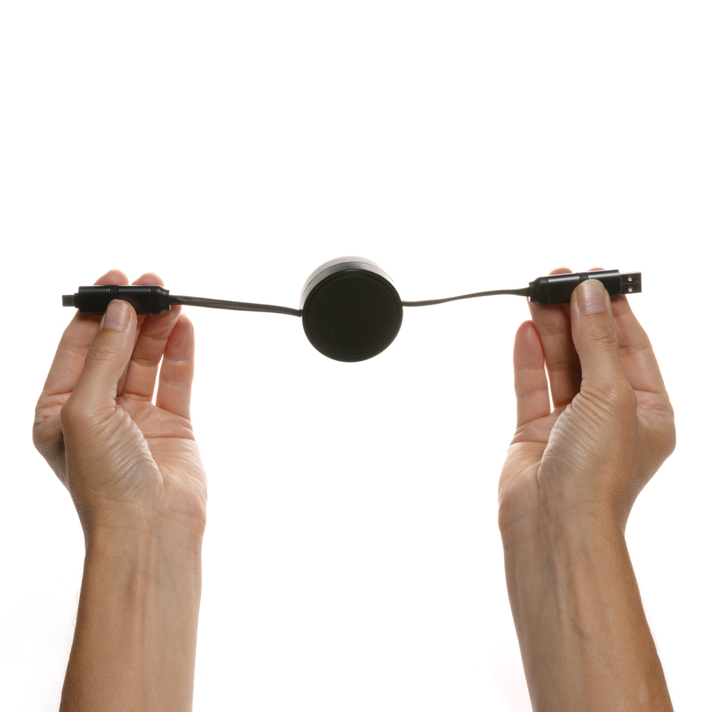 Terra RCS recycled aluminium retractable 6 in 1 cable - Slika 6