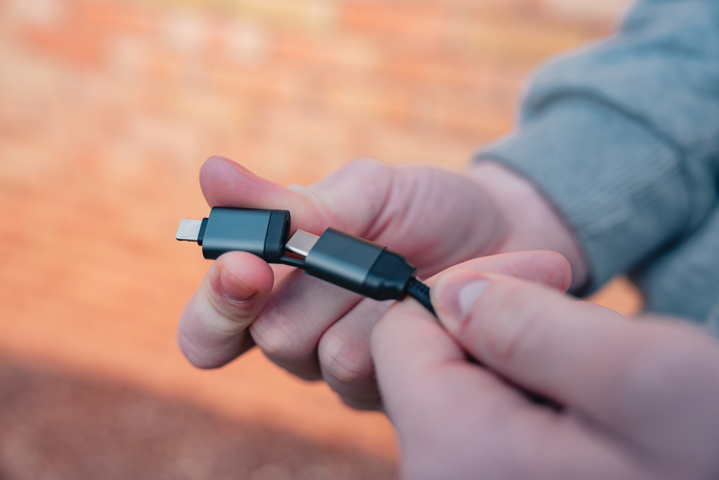 Terra RCS recycled aluminium retractable 6 in 1 cable - Slika 12