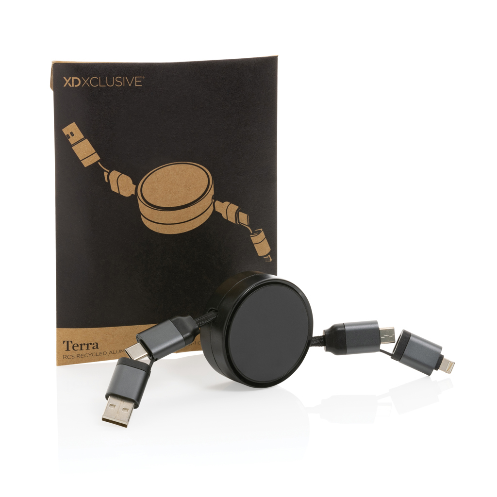 Terra RCS recycled aluminium retractable 6 in 1 cable - Slika 13