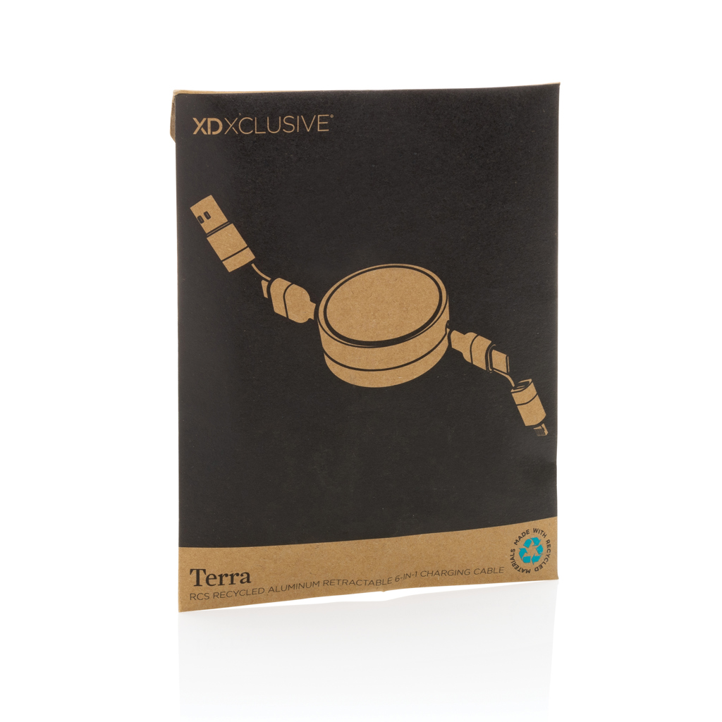 Terra RCS recycled aluminium retractable 6 in 1 cable - Slika 14