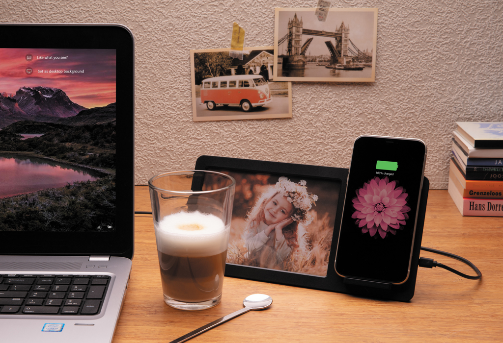 5W Wireless charger and photo frame - Slika 6