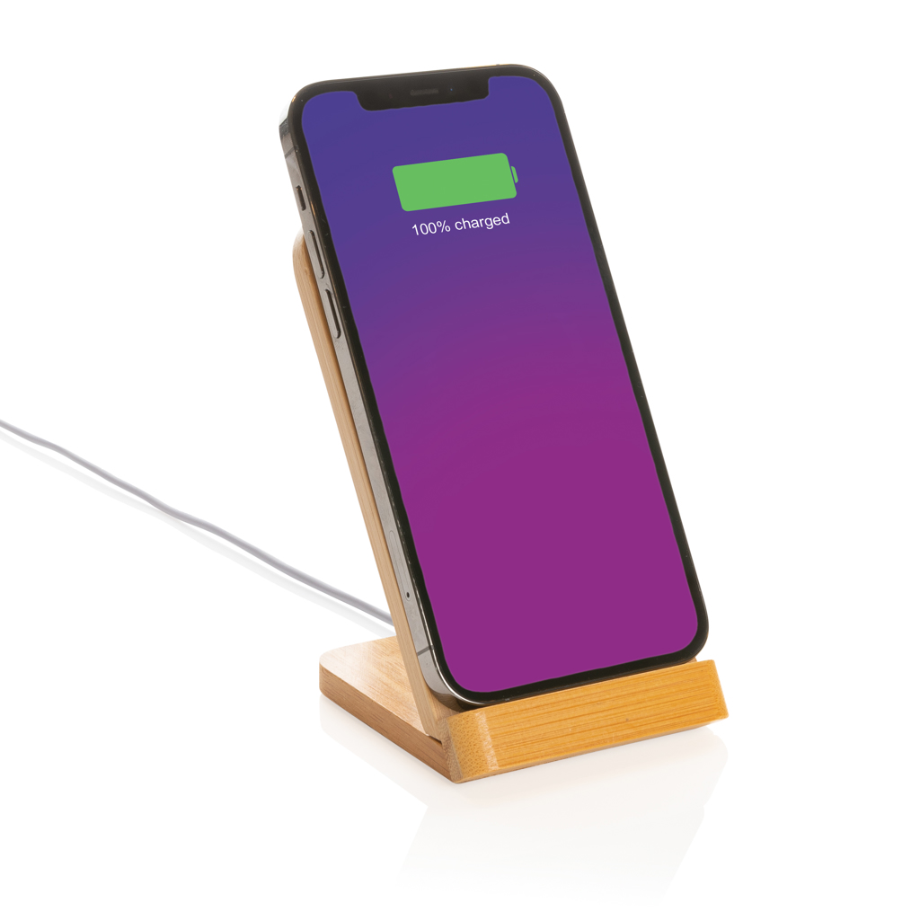 Bamboo 5W wireless charging stand - Slika 3