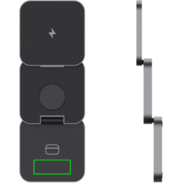 Terra RCS recycled aluminum foldable 3 in 1 15W charger - Slika 11