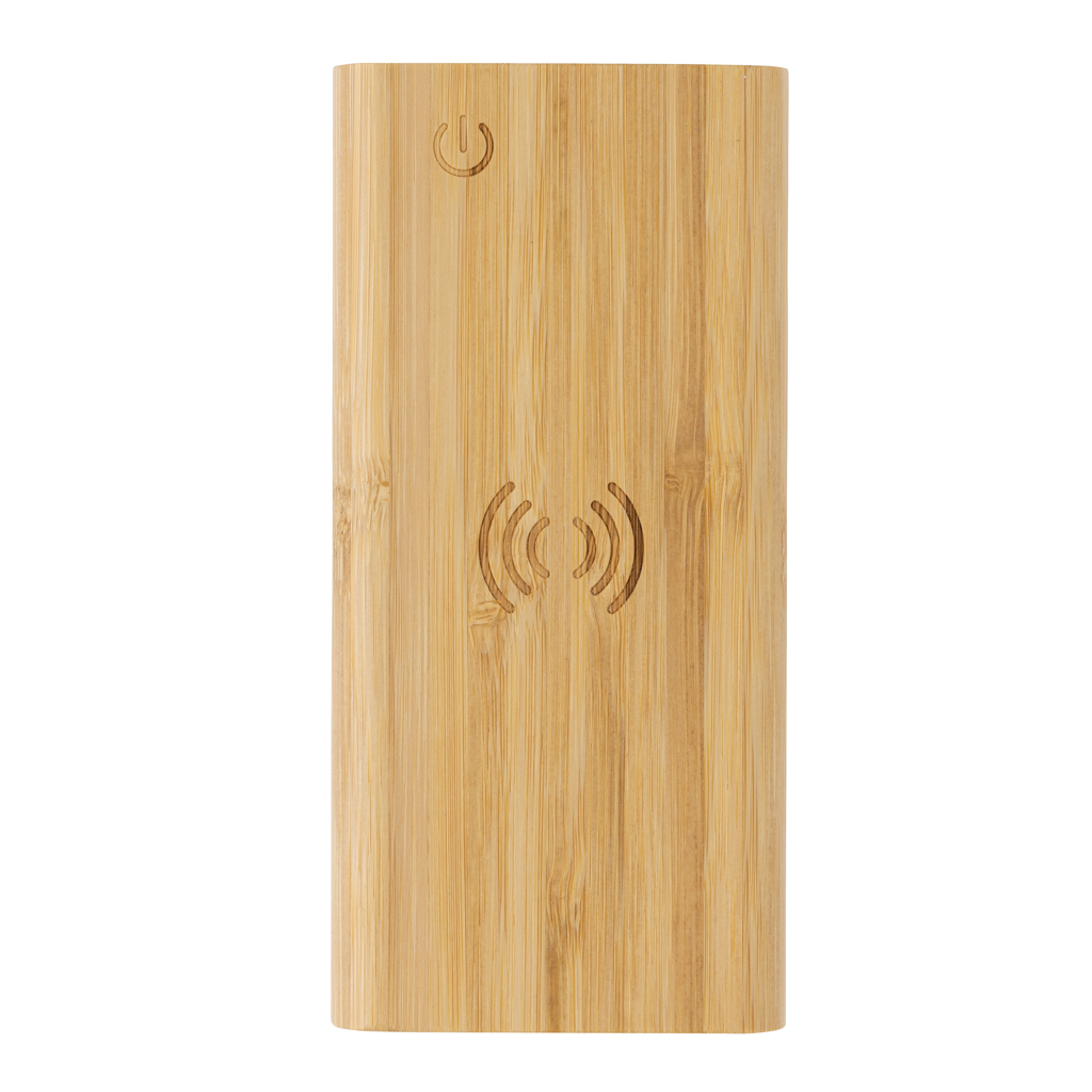 Bamboo 8.000 mAh 5W wireless powerbank - Slika 5