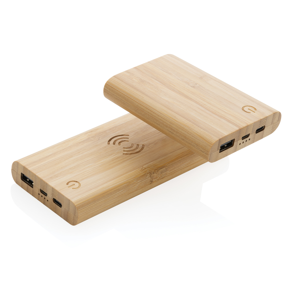 Bamboo 8.000 mAh 5W wireless powerbank - Slika 10
