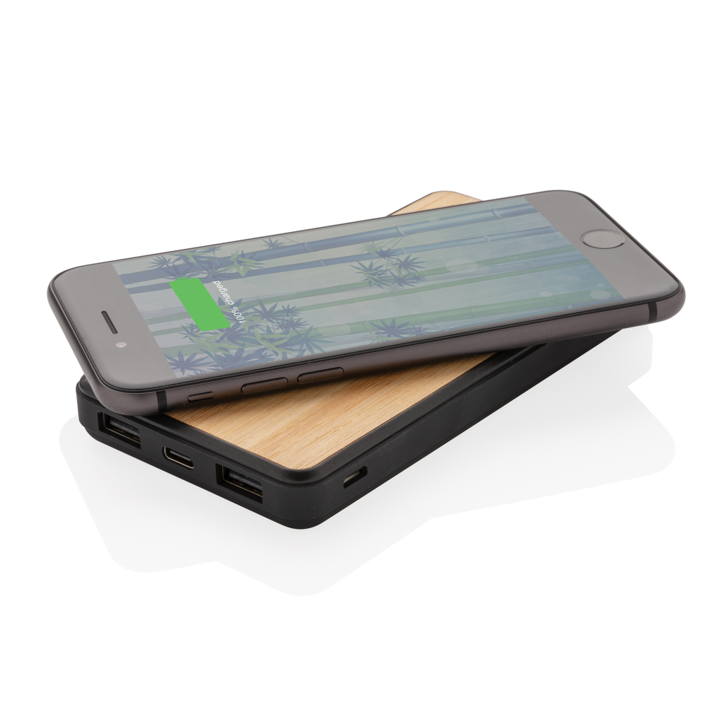 RCS recycled plastic 8000 mAh Wireless Powerbank - Slika 3