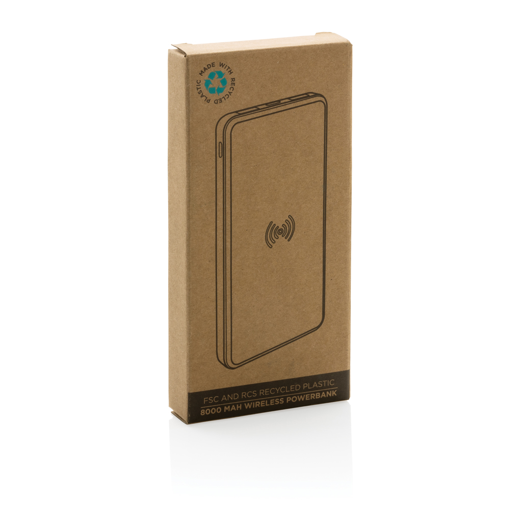 RCS recycled plastic 8000 mAh Wireless Powerbank - Slika 14