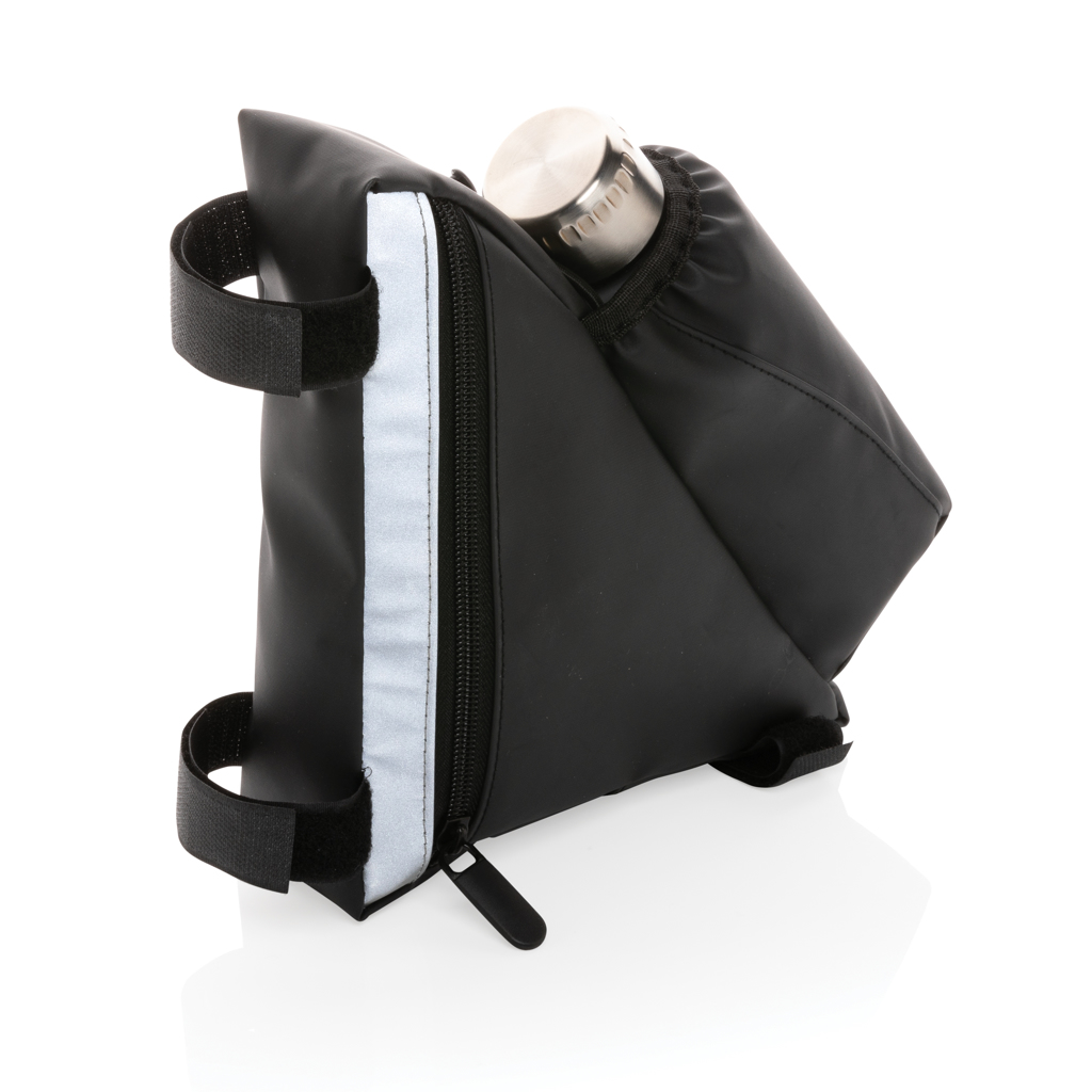 PU high visibility bike frame bag with bottle holder - Slika 3