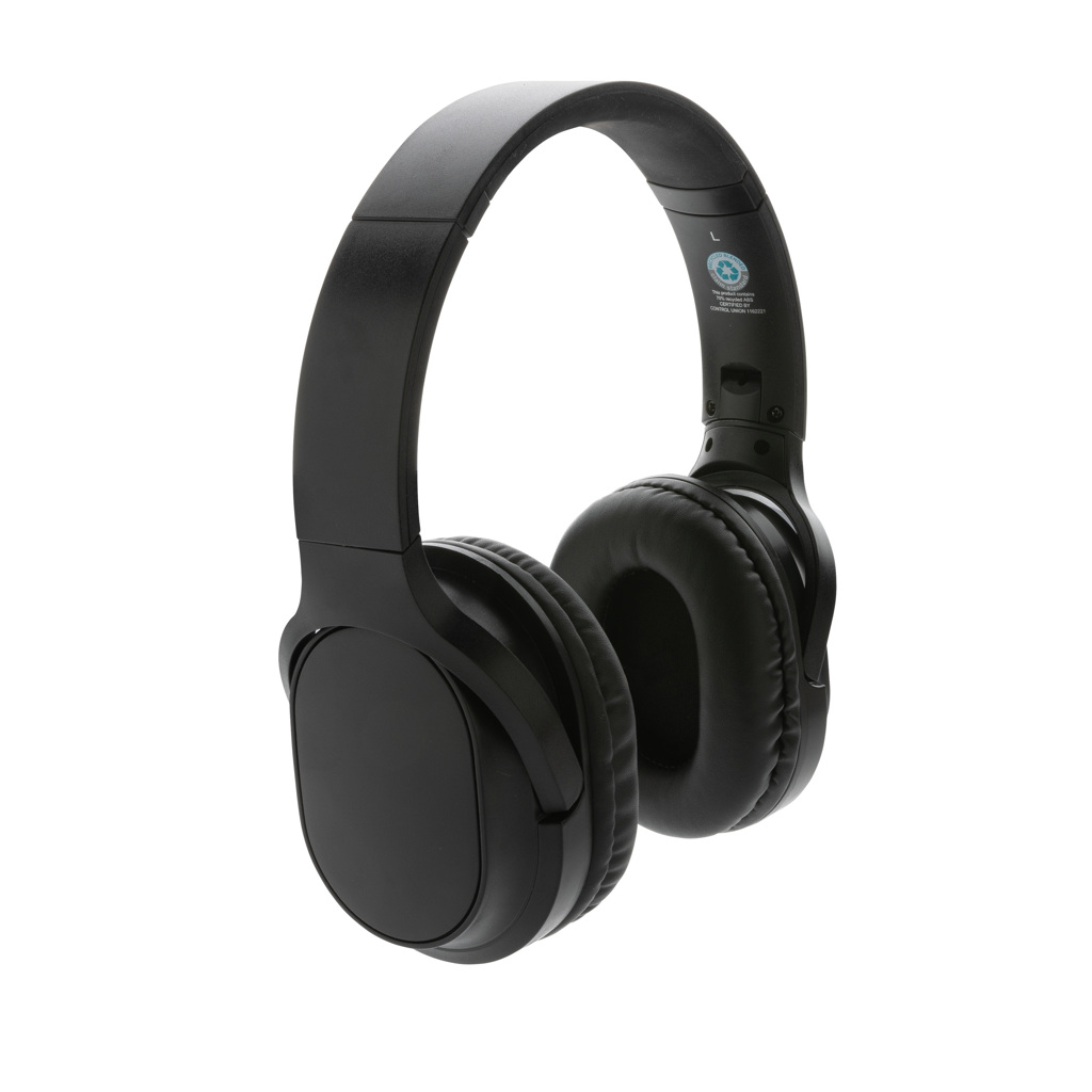 RCS recycled plastic Elite Foldable wireless headphone - Slika 3