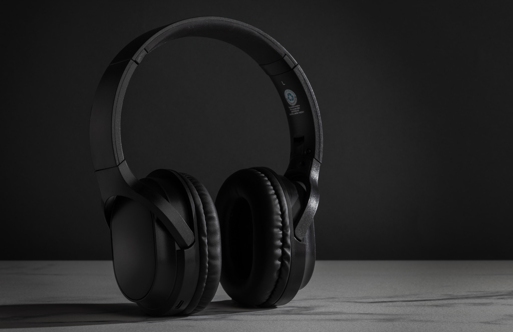 RCS recycled plastic Elite Foldable wireless headphone - Slika 9