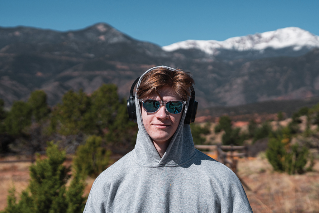 RCS recycled plastic Elite Foldable wireless headphone - Slika 13