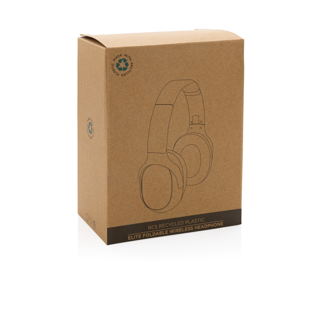 RCS recycled plastic Elite Foldable wireless headphone - Slika 15