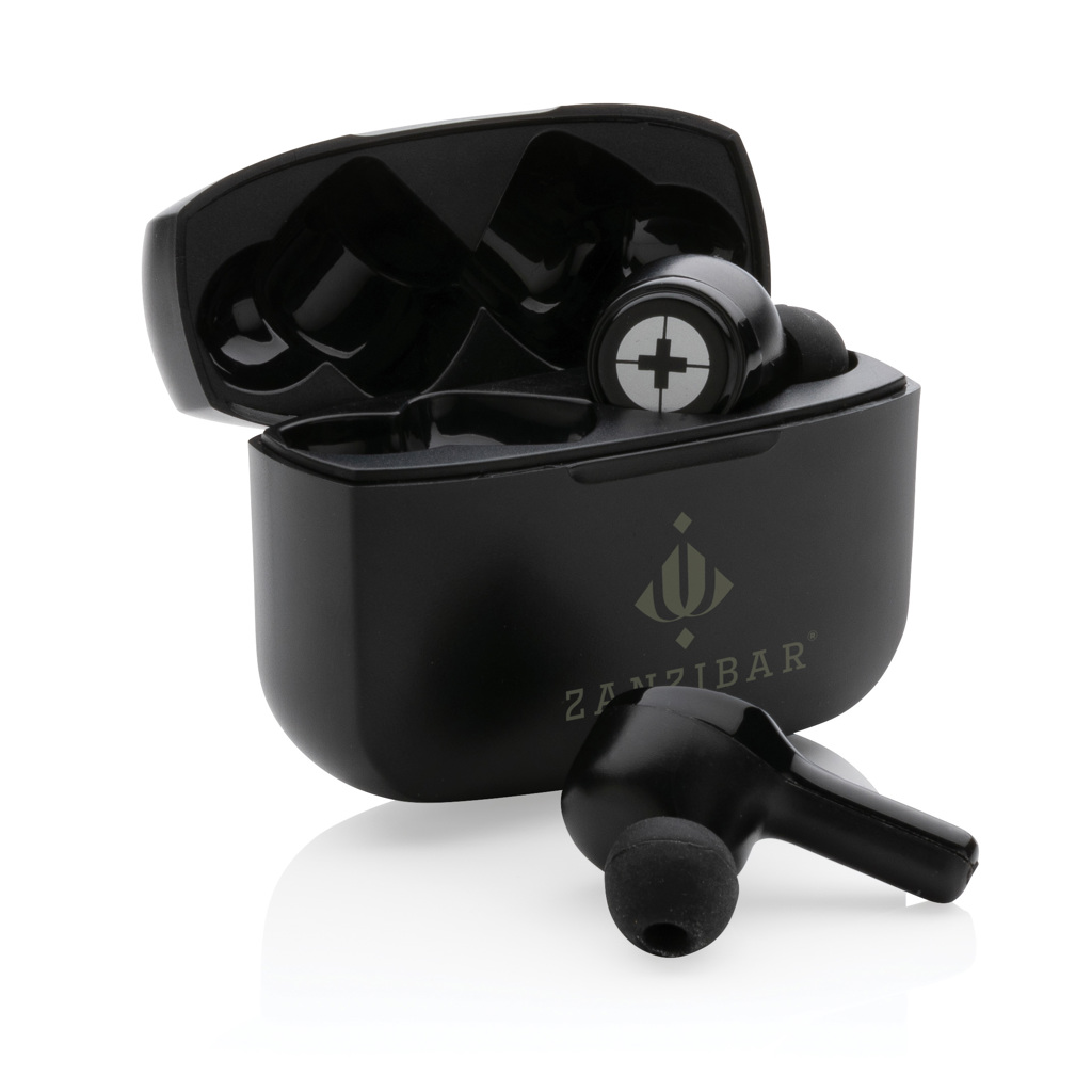 RCS recycled plastic Swiss Peak ANC TWS earbuds - Slika 9