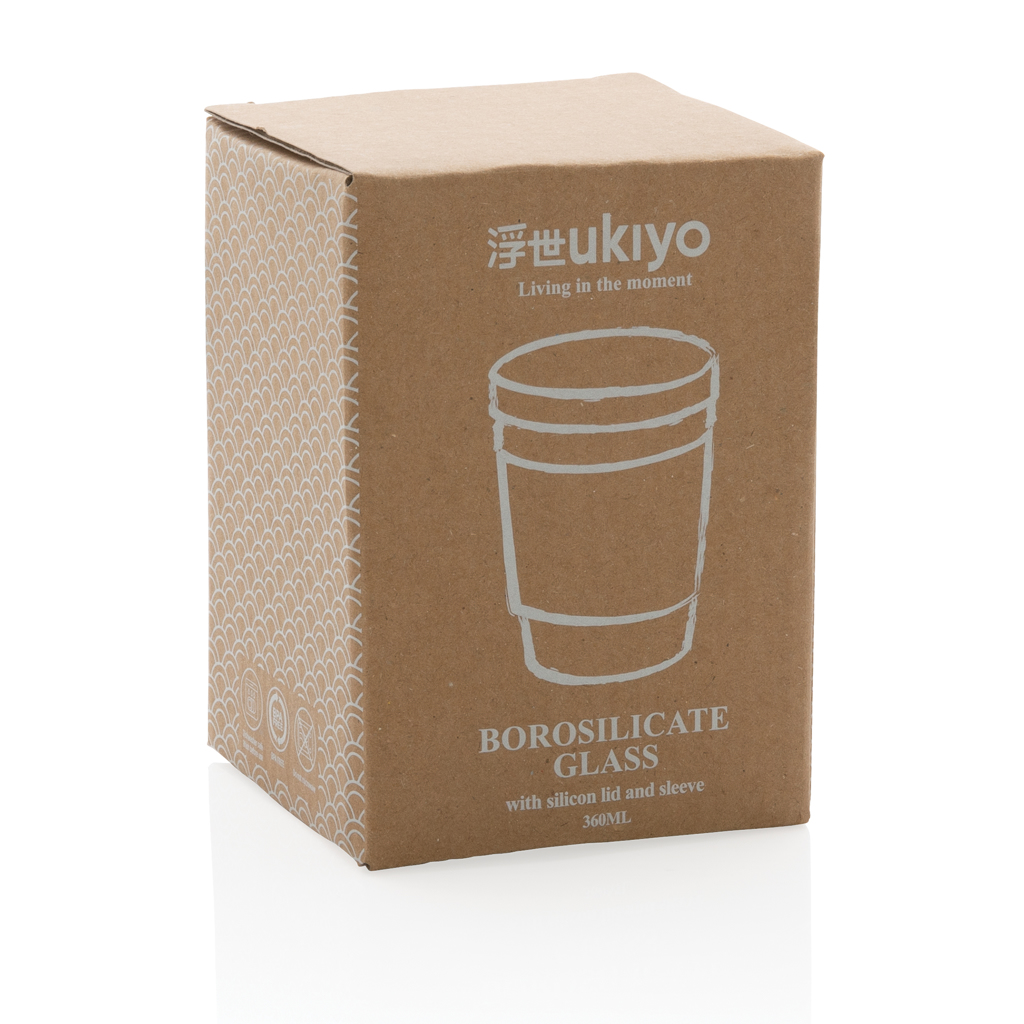 Ukiyo borosilicate glass with silicone lid and sleeve - Slika 10