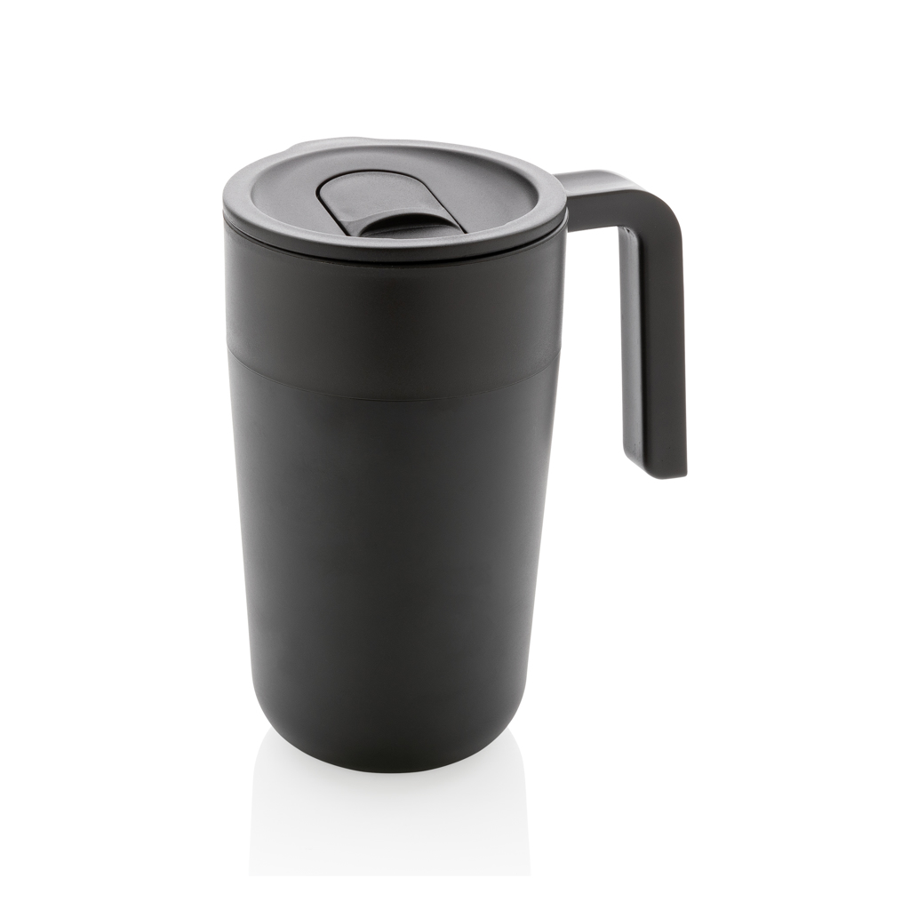 GRS Recycled PP and SS mug with handle - Slika 2