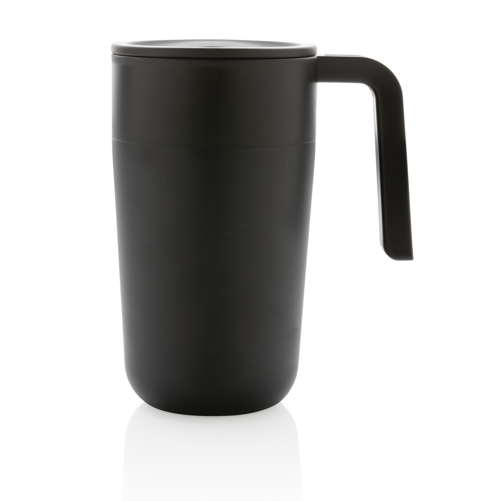 GRS Recycled PP and SS mug with handle - Slika 3