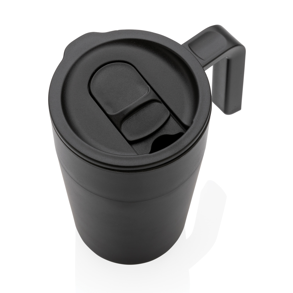 GRS Recycled PP and SS mug with handle - Slika 6
