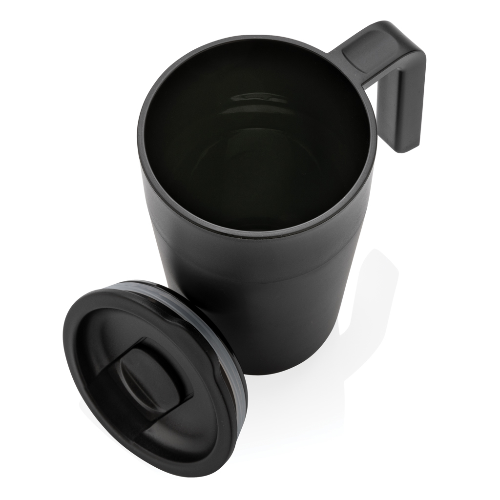 GRS Recycled PP and SS mug with handle - Slika 7