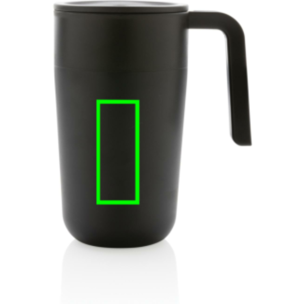 GRS Recycled PP and SS mug with handle - Slika 13