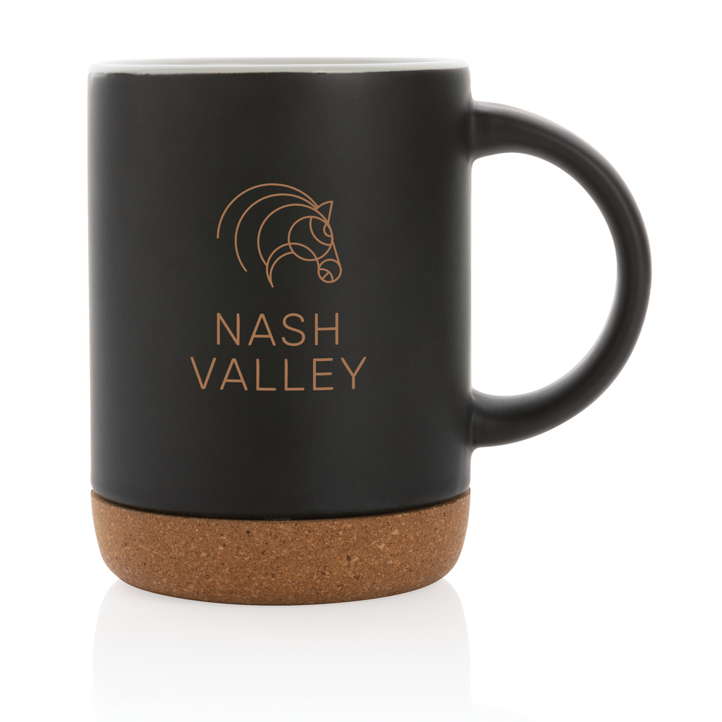 Ceramic mug with cork base 280ml - Slika 6