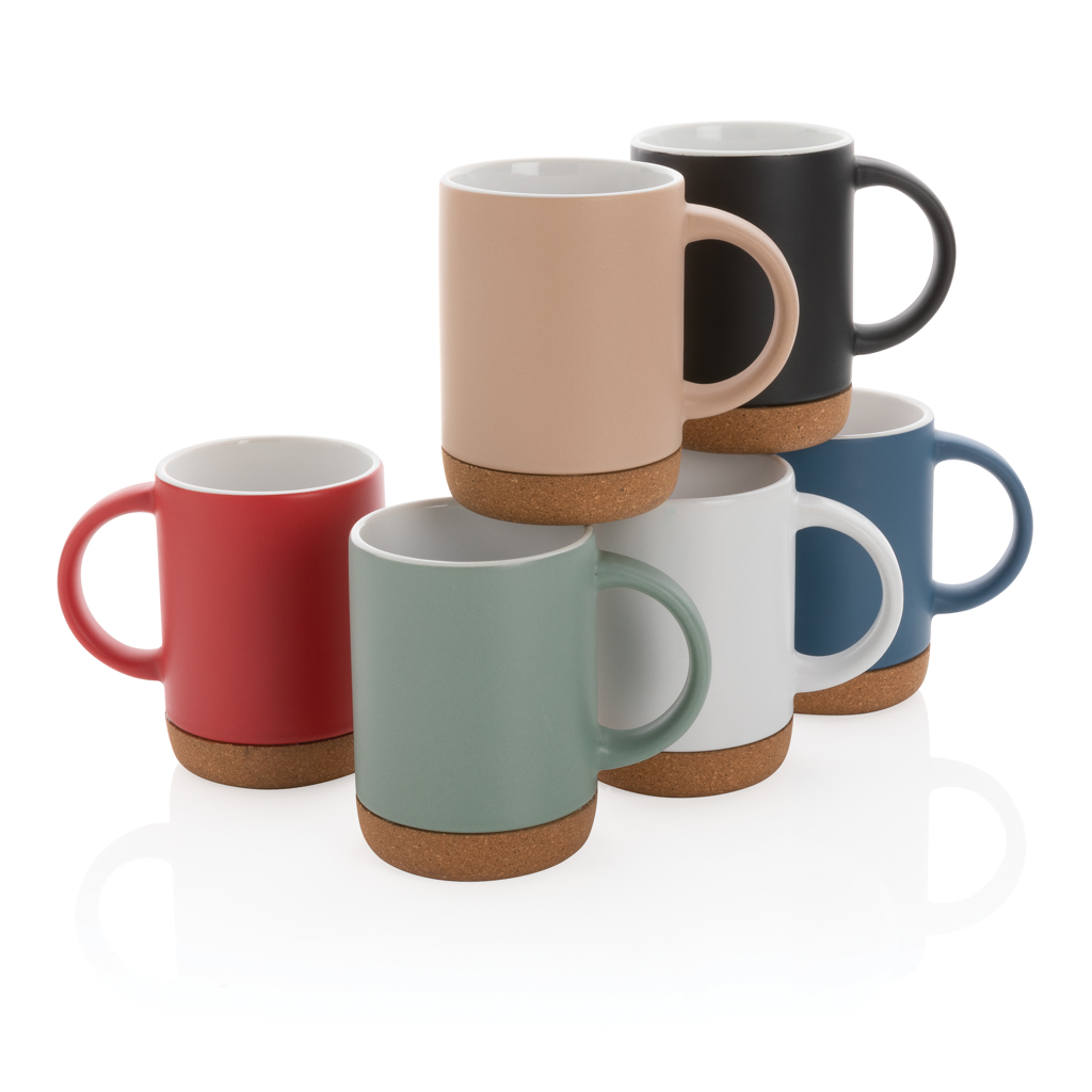 Ceramic mug with cork base 280ml - Slika 7