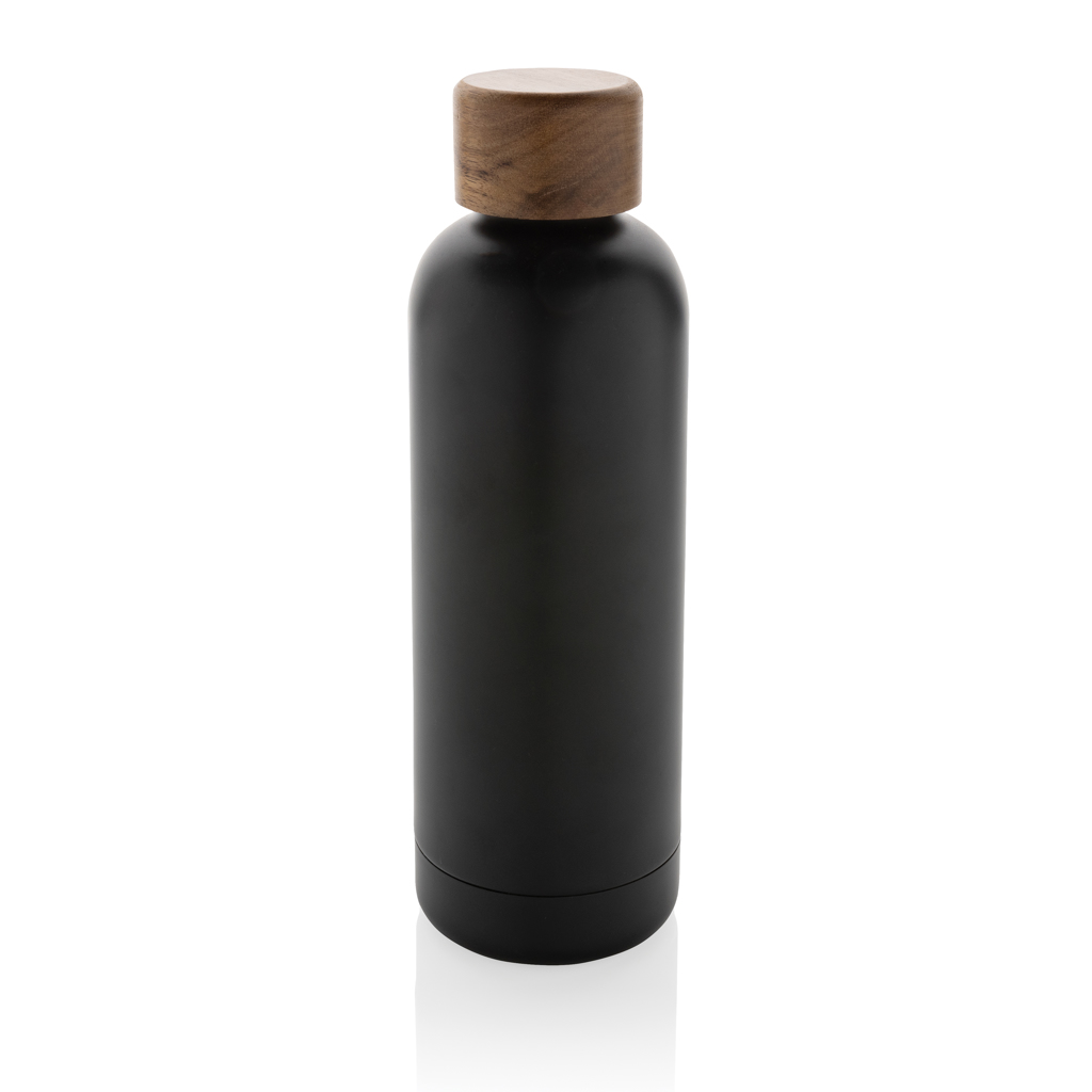 Wood RCS certified recycled stainless steel vacuum bottle - Slika 2
