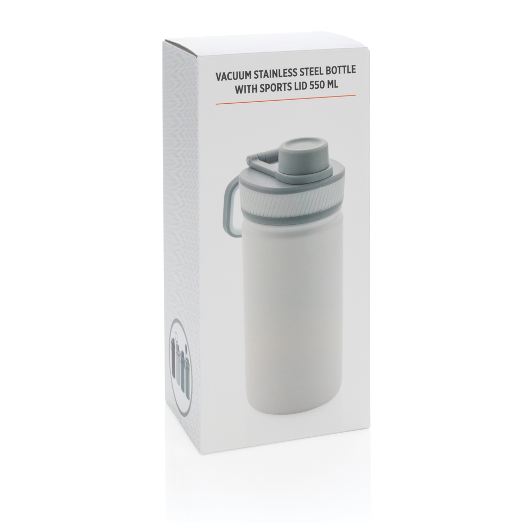 Vacuum stainless steel bottle with sports lid 550ml - Slika 14