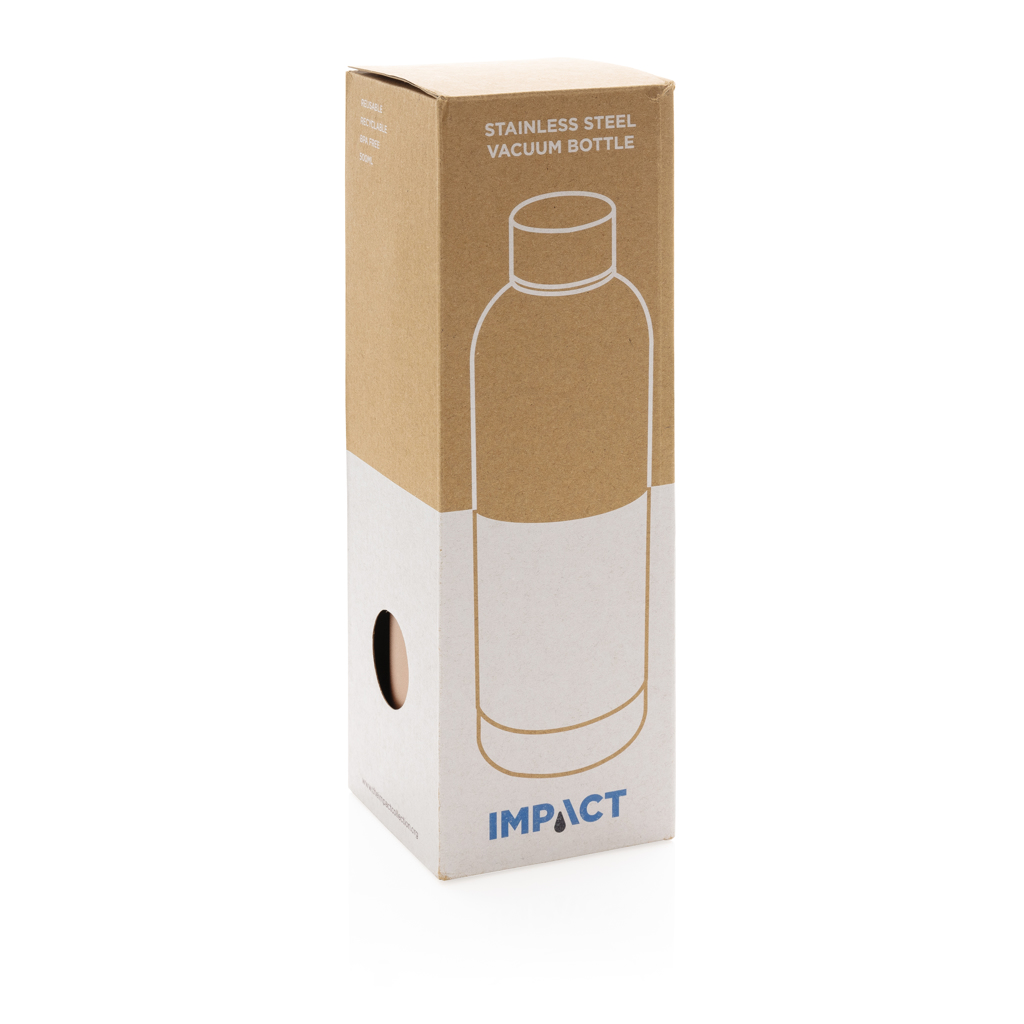 Impact stainless steel double wall vacuum bottle, golden - Slika 11