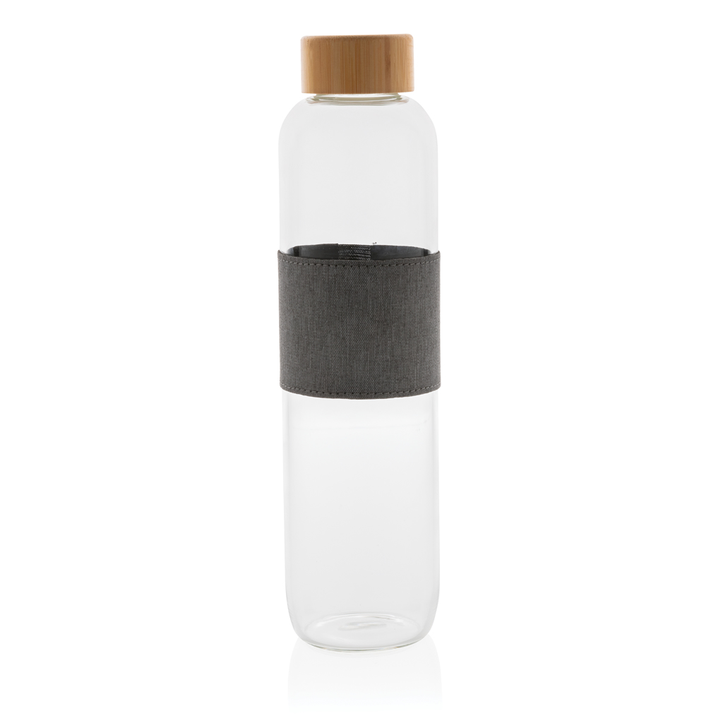 Impact borosilicate glass bottle with bamboo lid - Slika 3