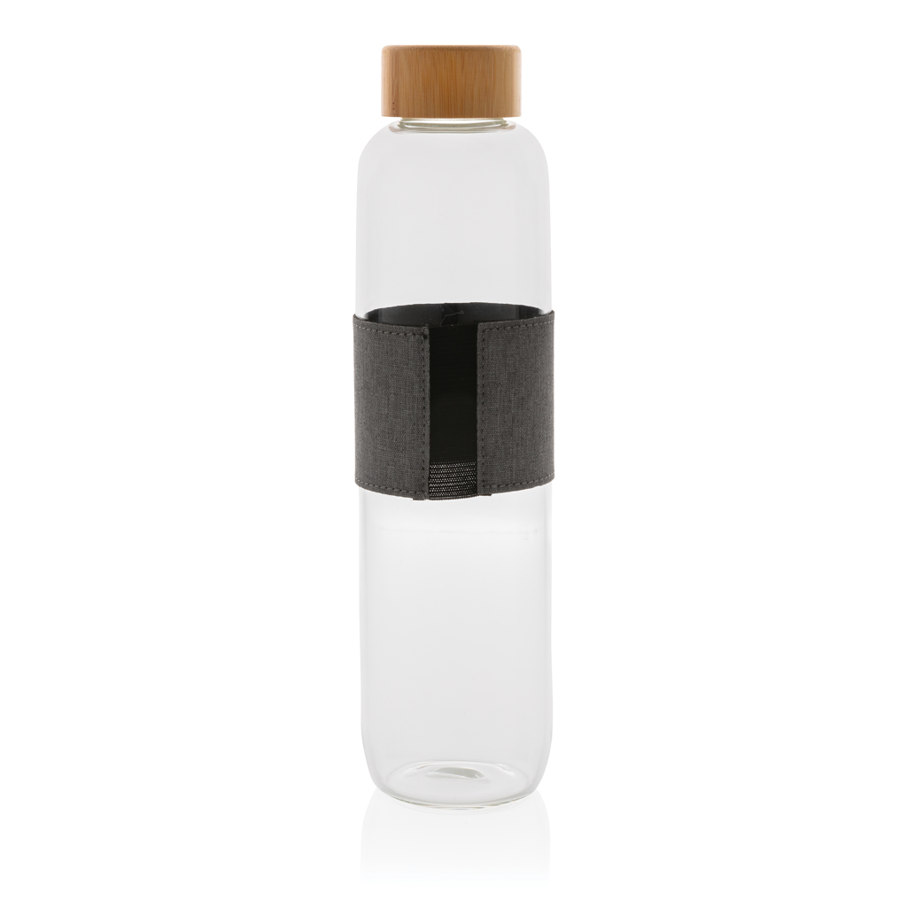 Impact borosilicate glass bottle with bamboo lid - Slika 4