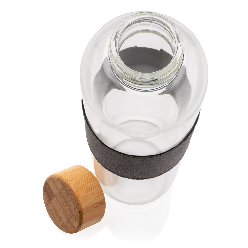 Impact borosilicate glass bottle with bamboo lid - Slika 8