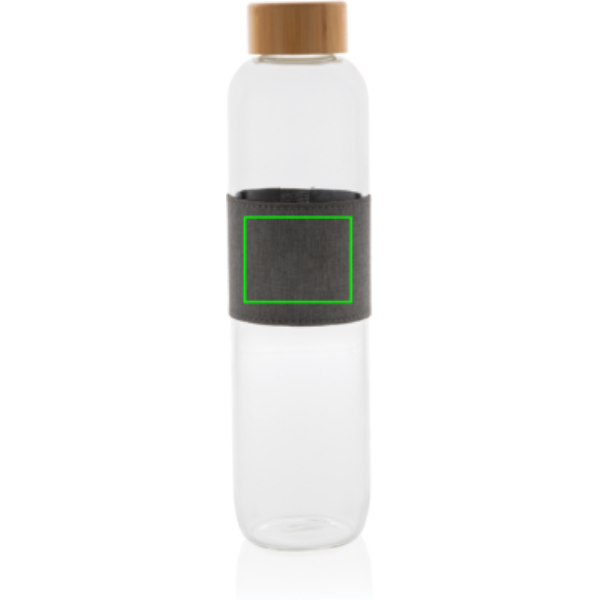 Impact borosilicate glass bottle with bamboo lid - Slika 18