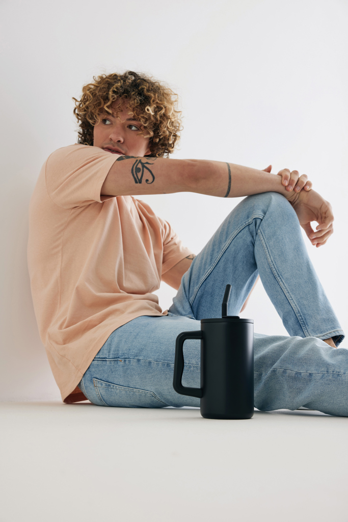 Cube RCS certified recycled steel mug 800ml - Slika 13