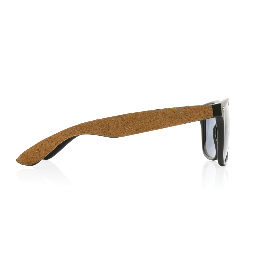 GRS recycled PC plastic sunglasses with cork - Slika 4
