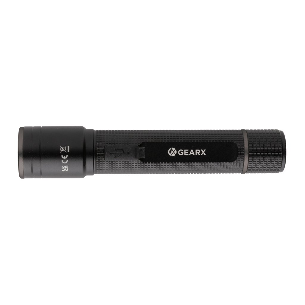 Gear X RCS recycled aluminum USB-rechargeable torch - Slika 3