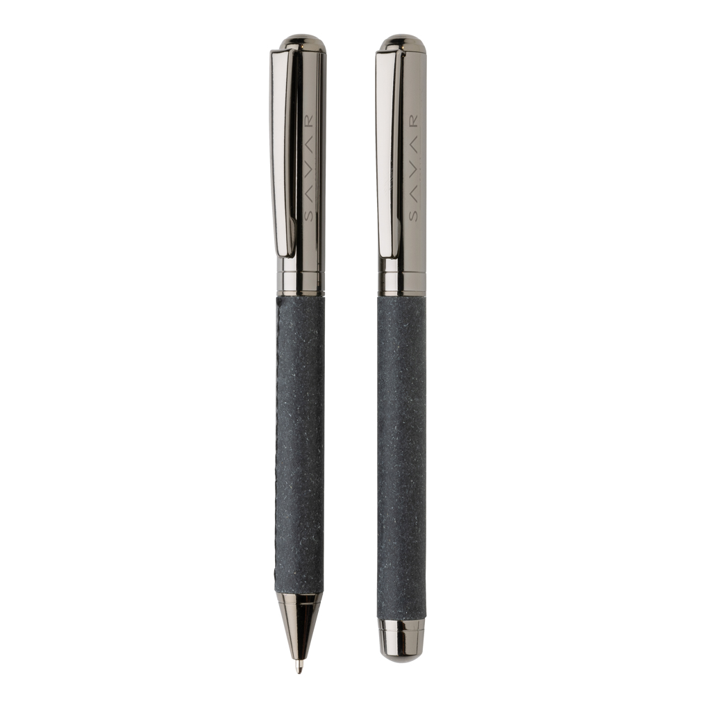 Recycled leather pen set - Slika 6
