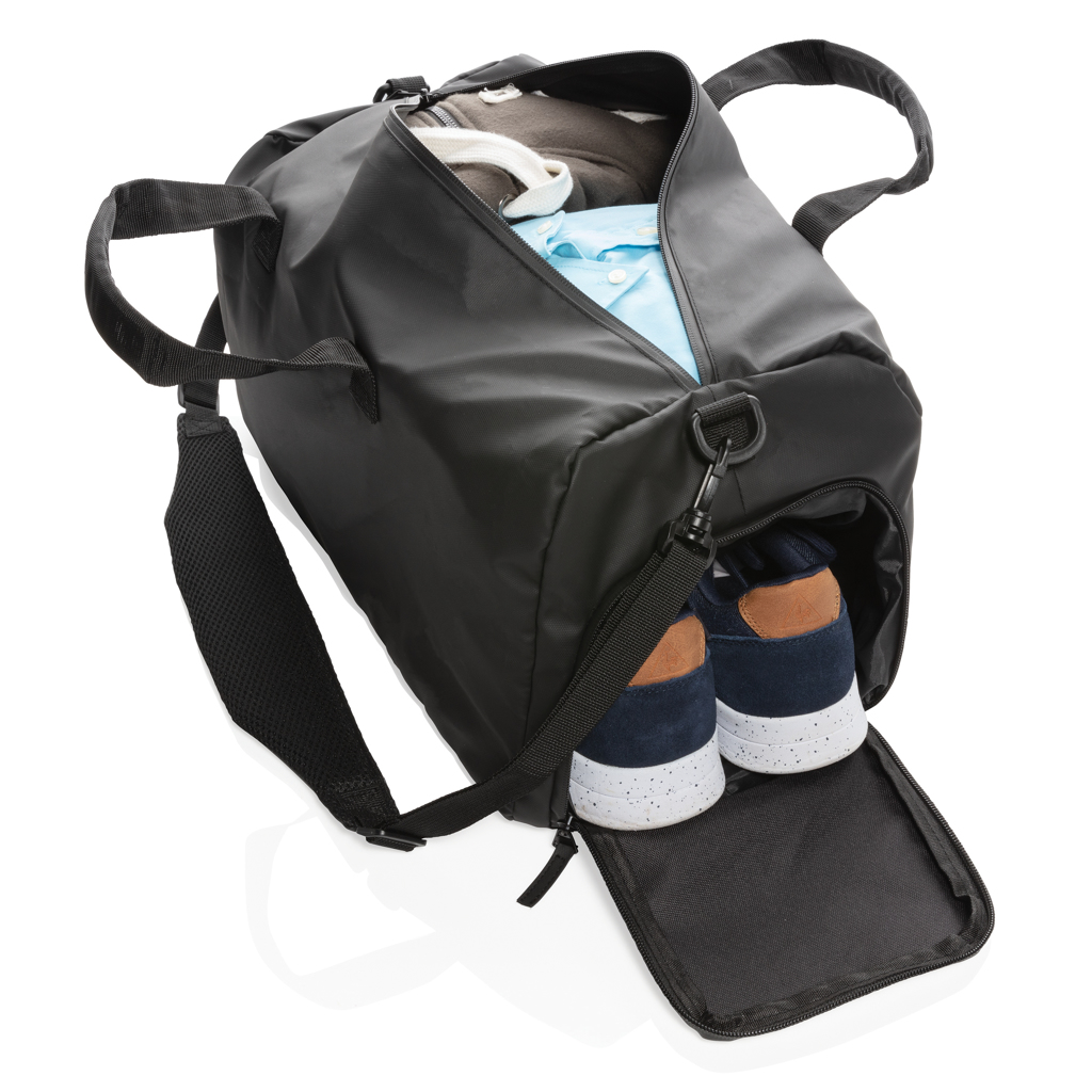 Fashion black weekend bag PVC free - Slika 7