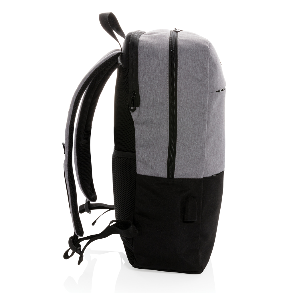 Modern 15.6" USB & RFID laptop backpack PVC free - Slika 4