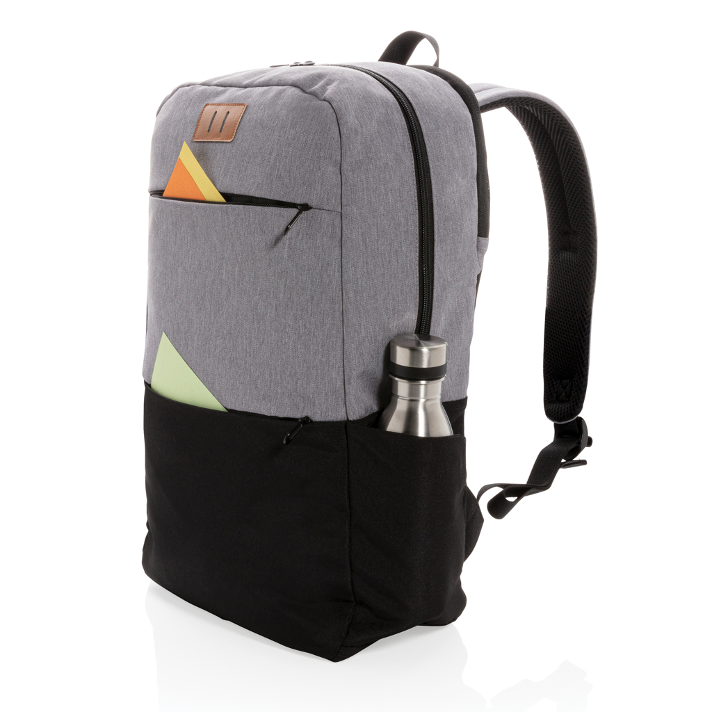 Modern 15.6" USB & RFID laptop backpack PVC free - Slika 8